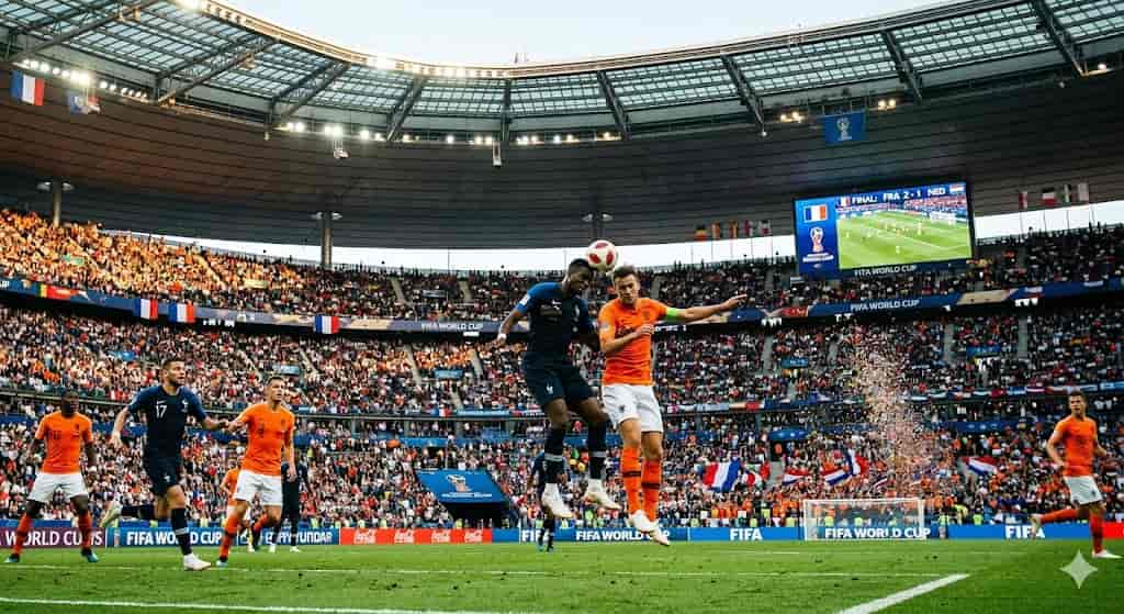 サッカーワールドカップフランス対オランダ