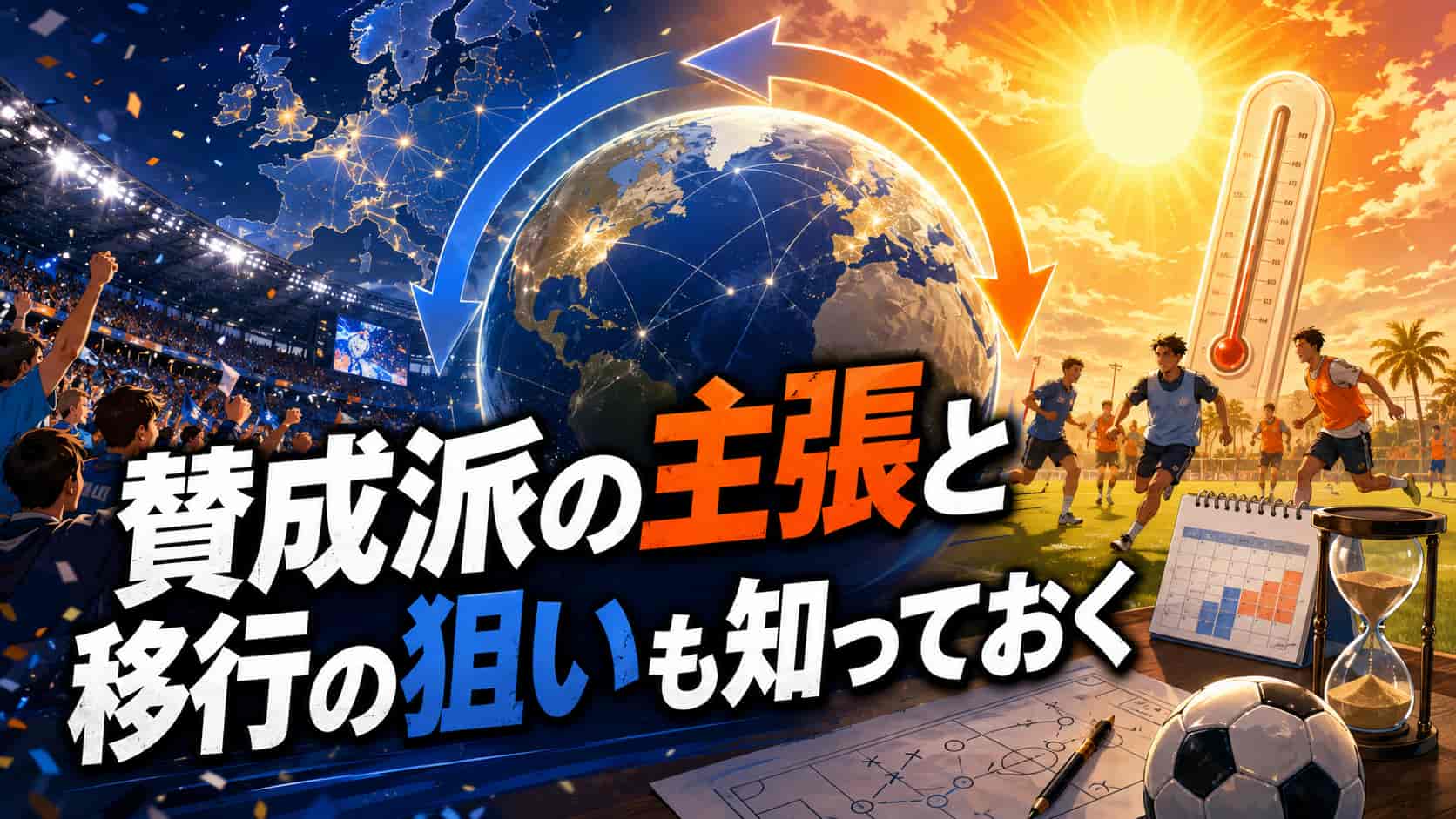 賛成派の主張と移行の狙いも知っておく
