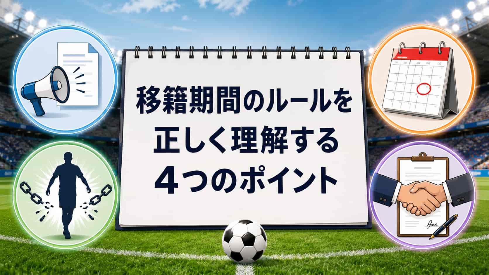 移籍期間のルールを正しく理解する4つのポイント