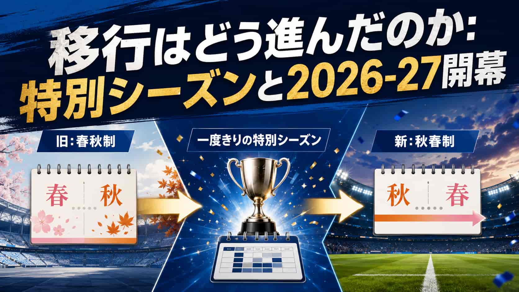 移行はどう進んだのか:特別シーズンと2026-27開幕