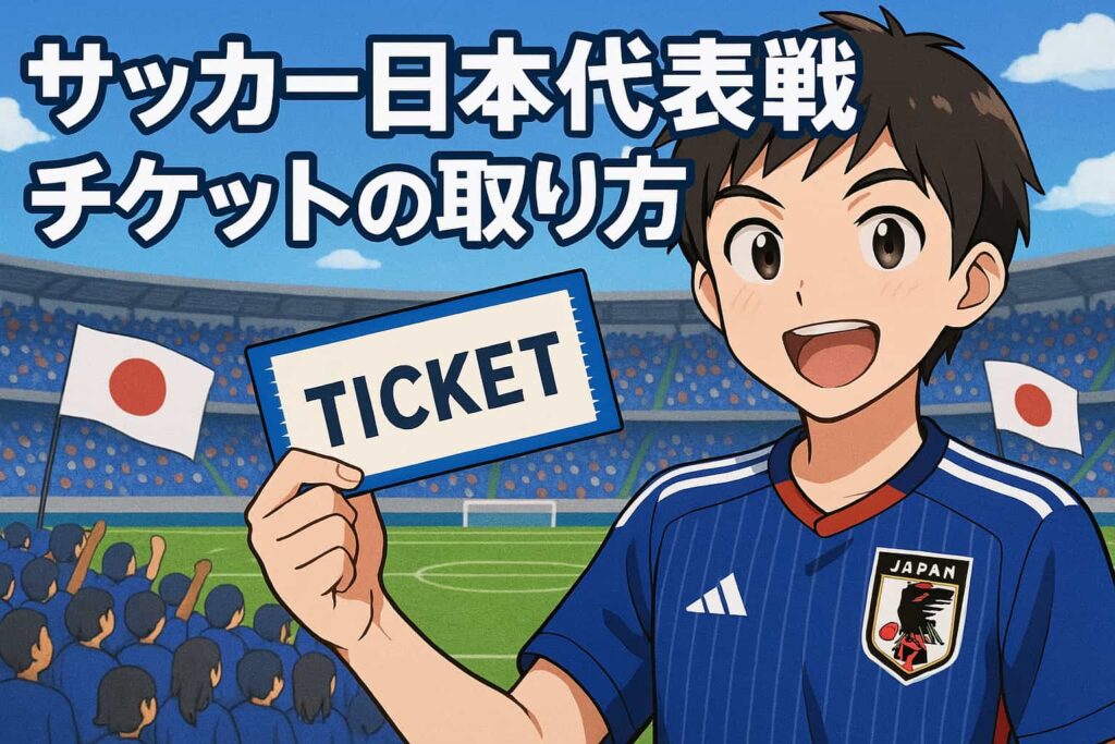 サッカー日本代表戦チケットの取り方と当選確率アップのコツ