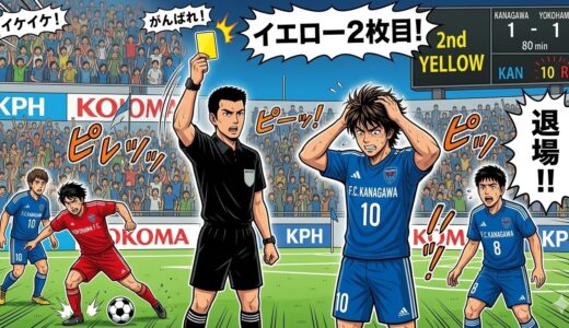 サッカーではイエローカード2枚でなぜ退場になる？理由を解説