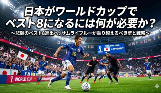 日本がワールドカップでベスト8になるには何が必要か？いつ達成できるのか