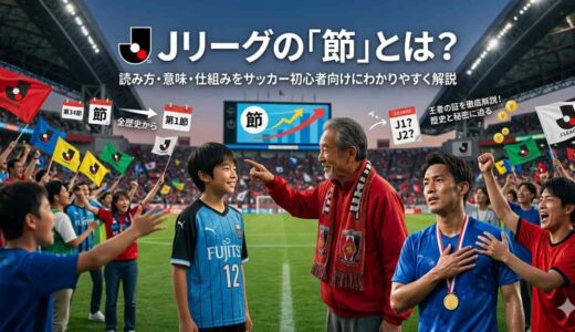 Jリーグの「節」とは？読み方・意味・仕組みをサッカー初心者向けにわかりやすく解説