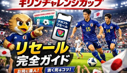 【2026最新版】キリンチャレンジカップのリセール完全ガイド！公式の手順・手数料・注意点を徹底解説