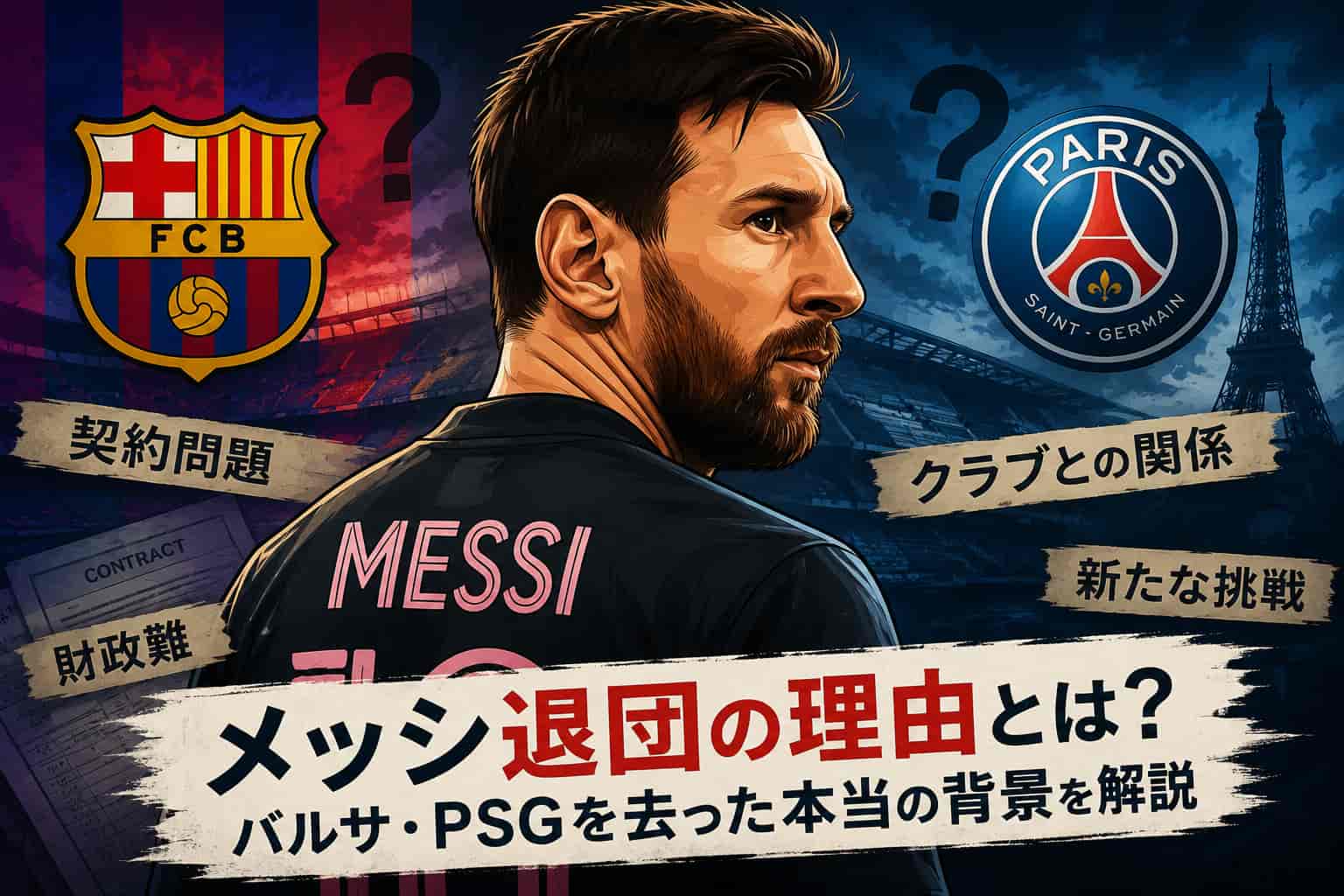 メッシ 退団 理由