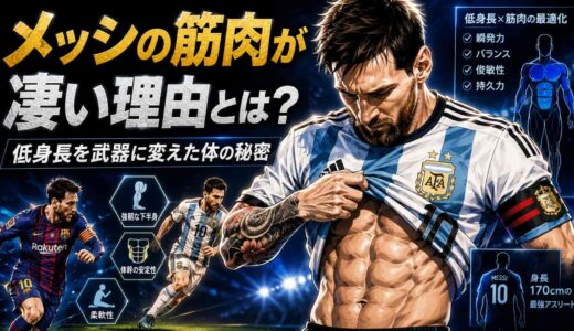 メッシの筋肉が凄い理由とは？低身長を武器に変えた体の秘密