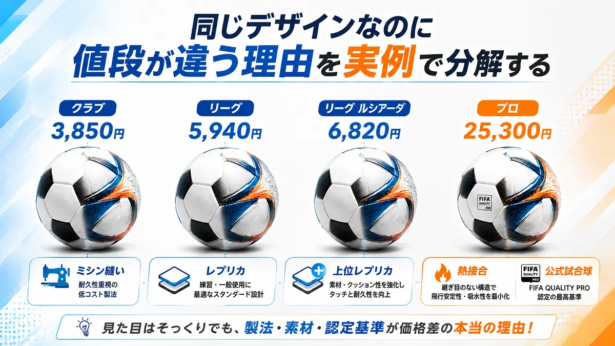 同じデザインなのに値段が違う理由を実例で分解する