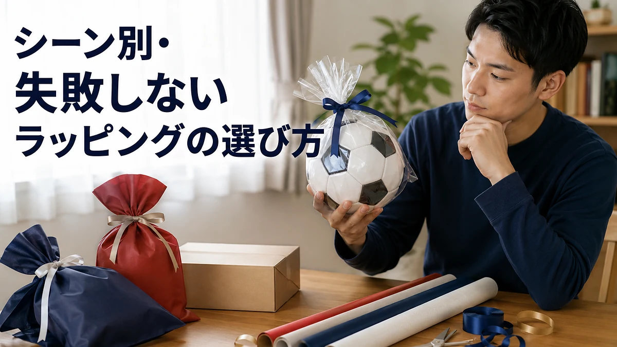 シーン別・失敗しないラッピングの選び方