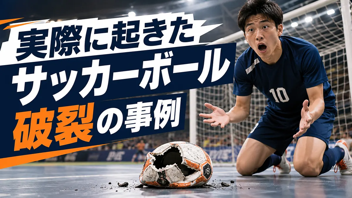 実際に起きたサッカーボール破裂の事例