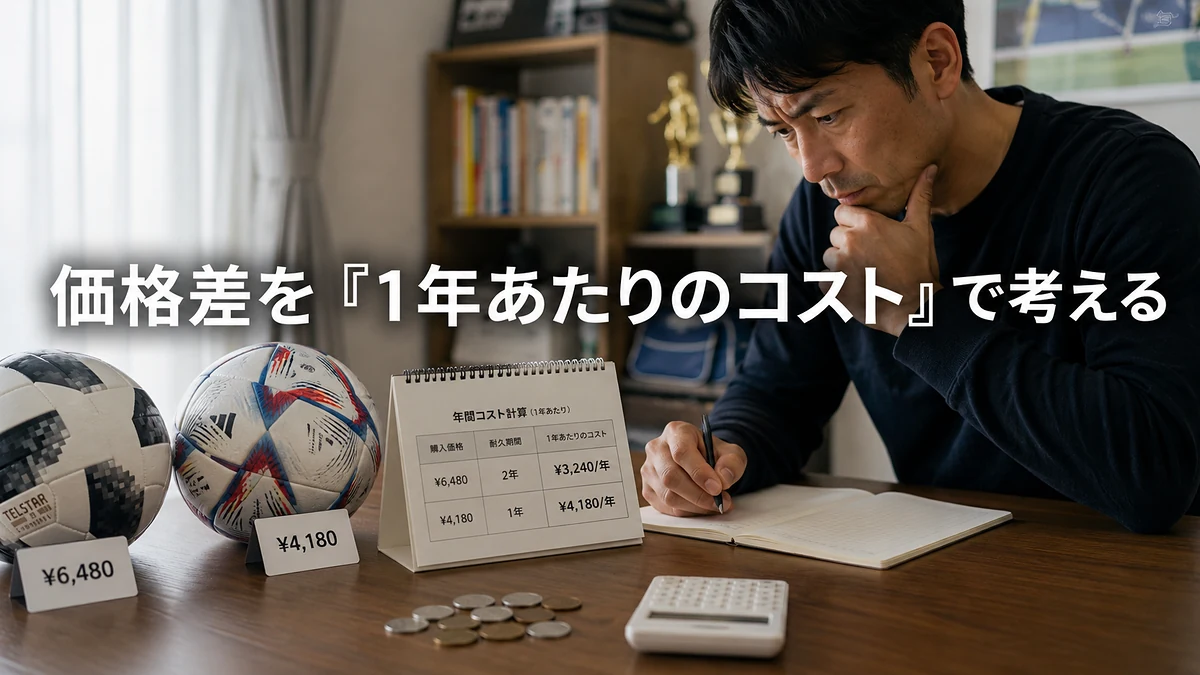 価格差を「1年あたりのコスト」で考える