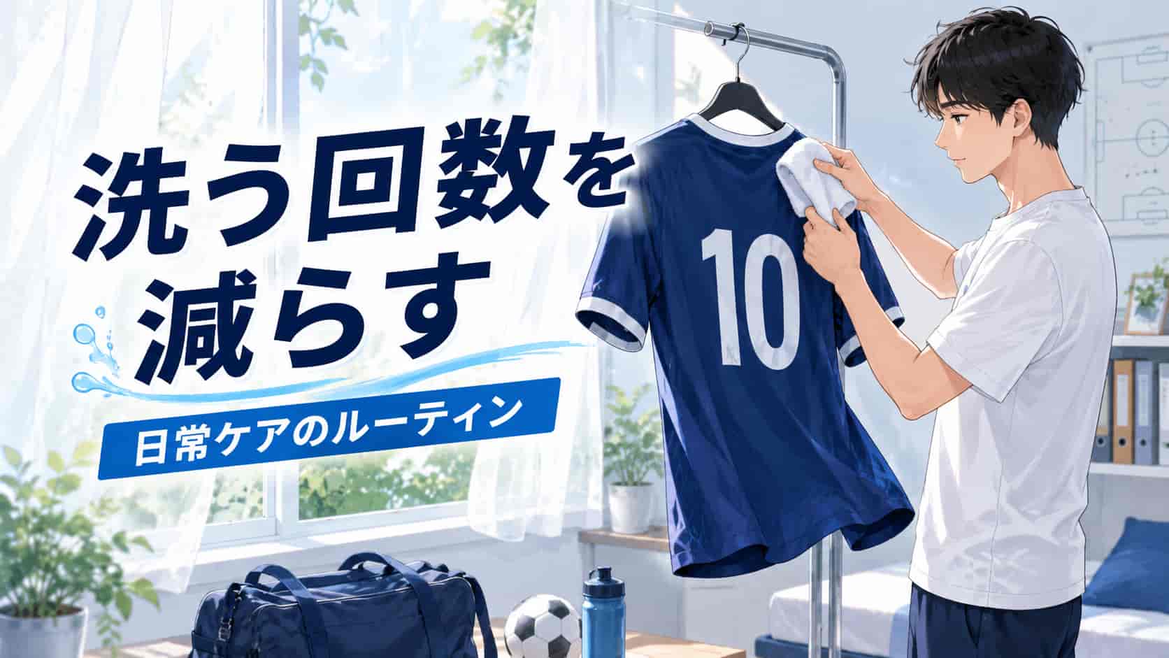 洗う回数そのものを減らす。日常ケアのルーティン