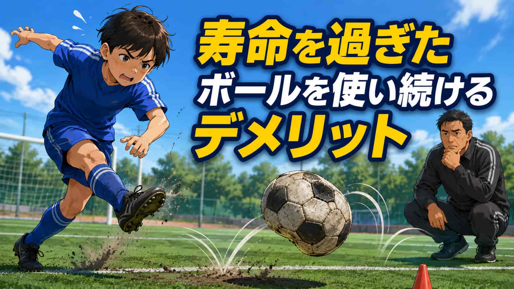 寿命を過ぎたボールを使い続けるデメリット